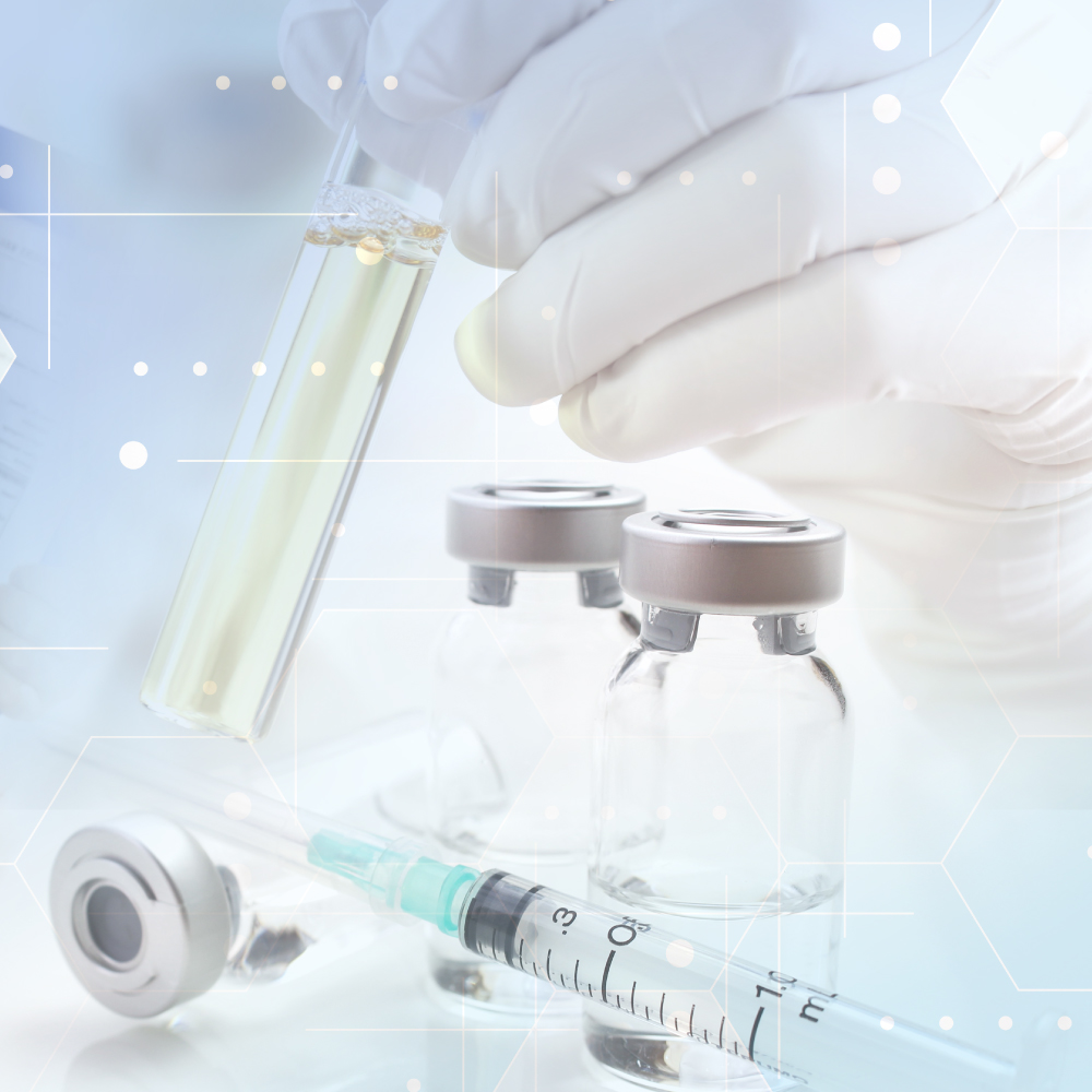 ブロック注射の様子