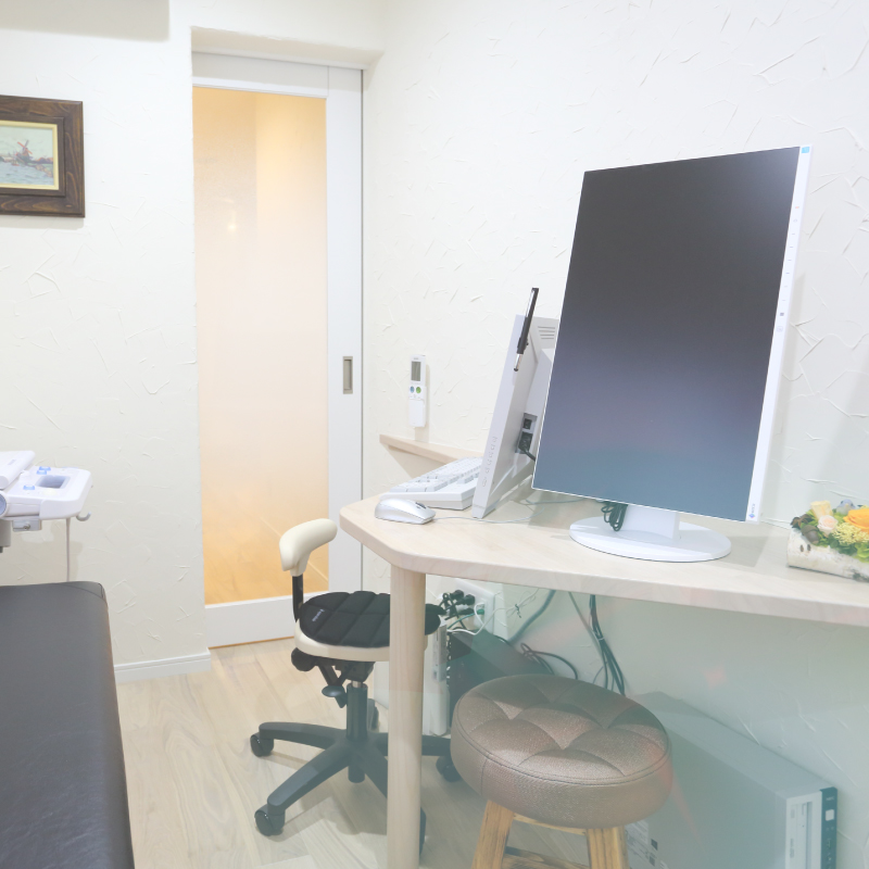 ペインクリニック芦屋ピッコロ診療所の診察室写真